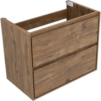 Тумба под раковину Aquanet Милан 80 336379 подвесная Дуб рустикальный — фото 7, Тумбы под раковину