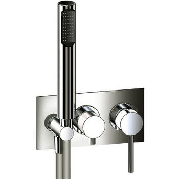 Смеситель для душа Webert Elio EL860512345 Никель — фото 1, Смеситель для душа