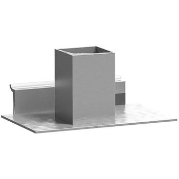 Стеклянная полка со стаканом Jacob Delafon Sherwood EB1843RU-NF Хром — фото 1, Полки для ванной и душа