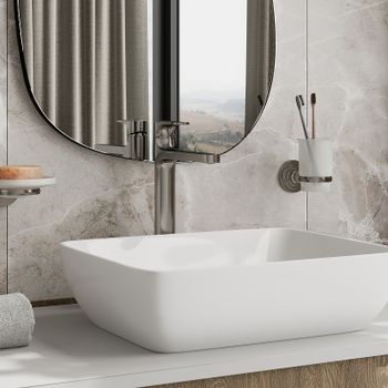 Смеситель для раковины WasserKRAFT Spree 1403H Никель — фото 2, Смесители для раковины