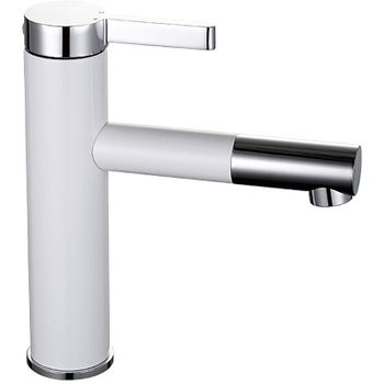 Смеситель для раковины Frap H52 F1052-14 Белый Хром — фото 1, Смесители для раковины