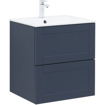 Тумба с раковиной Aquanet Терра 60 323179 подвесная Маренго — фото 1, Тумбы с раковиной