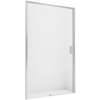 Душевая дверь New Trendy Prime Chrome 150 L D-0308A профиль Хром стекло прозрачное — фото 1, Раздвижные душевые двери