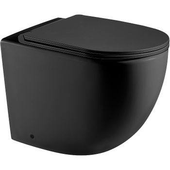 Унитаз WeltWasser Merzbach 002 MT-BL 10000006179 приставной с сиденьем Микролифт — фото 1, Приставные унитазы