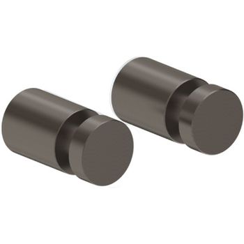 Комплект крючков Iddis Petite PET2SG1i41 Графит матовый — фото 1, Крючки для полотенец