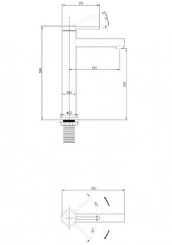 Смеситель для раковины Abber Emotion AF8811 Хром — фото 3, Смесители для раковины
