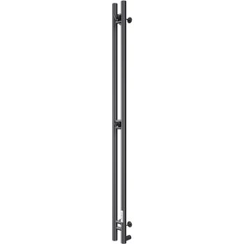 Электрический полотенцесушитель Ника Robe-2 120/10 УС U Черный матовый — фото 1, Электрические полотенцесушители