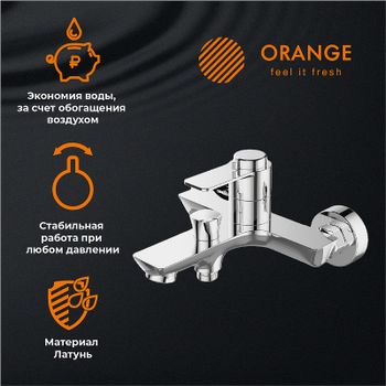 Комплект смесителей Orange Thermo T19-311cr с термостатом Хром — фото 12, Готовые комплекты для ванной комнаты