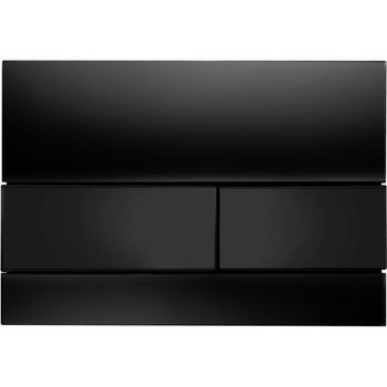 Клавиша смыва Tece Square 9240809 для унитаза Черная — фото 1, Кнопки смыва