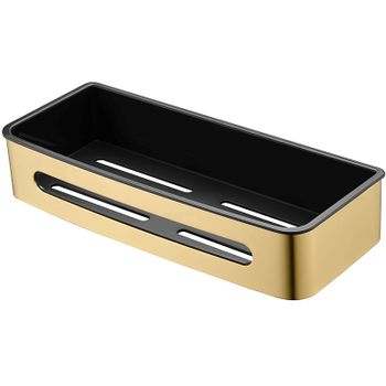 Металлическая полка Schein Accessories 9327BG Золото матовое — фото 1, Полки для ванной и душа