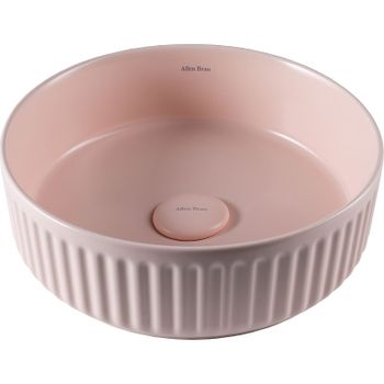 Раковина-чаша Allen Brau Fantasy Line 36 4.11032.SM Розовая — фото 1, Раковины накладные