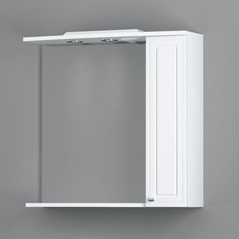 Зеркало со шкафом Damixa RedBlu Palace One 75 M41MPR0751WG с подсветкой Белый — фото 1, Зеркальные шкафы в ванную