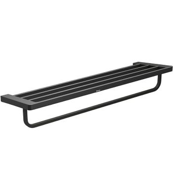 Полка для полотенец Ravak 10° X07P563 Черная матовая — фото 1, Полки для полотенец