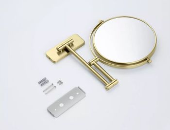 Товар: Косметическое зеркало Schein 9341BG Золото матовое - фото 3 Косметическое зеркало Schein 9341BG Золото матовое — фото 3, Косметические зеркала