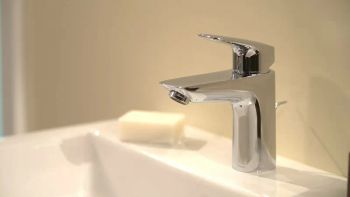 Смеситель для раковины Hansgrohe Logis 71100000 Хром — фото 21, Смесители для раковины