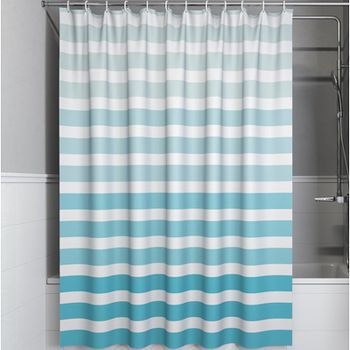 Штора для ванны Iddis Base 180х200 BR01P18i11 Голубая — фото 1, Шторы для ванной