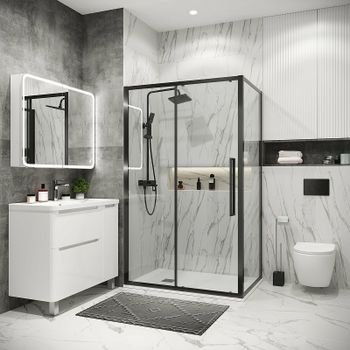 Товар: Душевая стенка Grossman Cosmo 70 200.K33.02.70.42.00 профиль Графит сатин стекло прозрачное - фото 2 Душевая стенка Grossman Cosmo 70 200.K33.02.70.42.00 профиль Графит сатин стекло прозрачное — фото 2, Боковые стенки