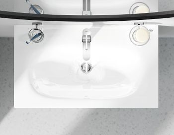Смеситель для раковины Grohe Plus 32612003 Хром — фото 5, Смесители для раковины