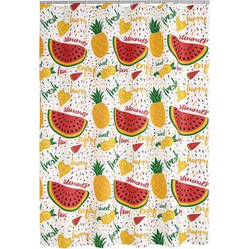 Штора для ванны Ridder Fruits 180х200 3100300 цветная — фото 1, Шторы для ванной