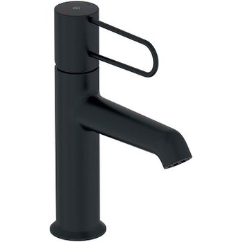 Смеситель для раковины Jacob Delafon Odeon Rive Gauche E21029-BL-BL Черный матовый — фото 1, Смесители для раковины