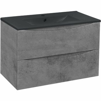 Раковина Vincea 75 VBS-13975MB Черная матовая — фото 2, Раковины встраиваемые сверху