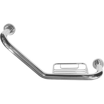 Поручень Veragio Gifortes VR.GFT-9025.CR с мыльницей Хром — фото 1, Поручни для ванной