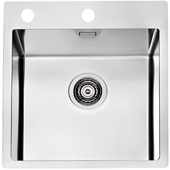 Кухонная мойка Alveus Pure 30 KMB-90 515x525 1103609 Брашированная сталь — фото 1, Кухонные мойки