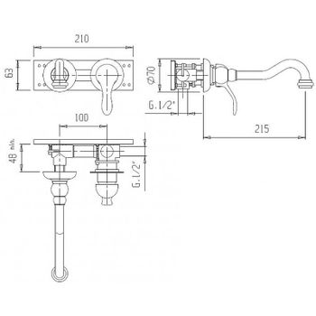 Товар: Смеситель для раковины Cezares Elite ELITE-BLS1-01-Bi Хром - фото 2 Смеситель для раковины Cezares Elite ELITE-BLS1-01-Bi Хром — фото 2, Смесители для раковины