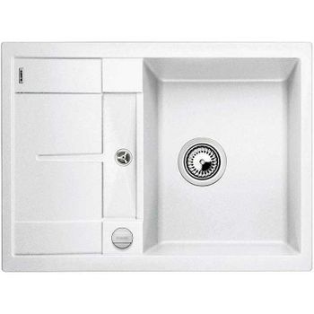 Кухонная мойка Blanco Metra 45S Compact 519576 Белая — фото 1, Кухонные мойки