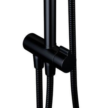 Душевая система Damixa Eclipse 931000300 Черная матовая — фото 3, Душевые стойки