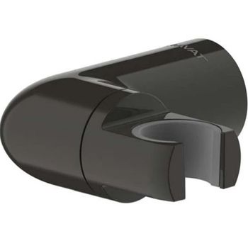 Держатель ручного душа Bravat P7185BW-ENG Черный матовый — фото 1, Держатели для душа