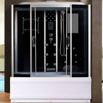 Душевой бокс River Wisla 150x80 ТН 10000000789 с поддоном — фото 1, Душевые боксы