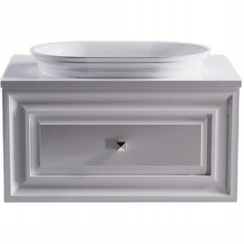 Тумба под раковину Astra Form Шарм 70 03350004 подвесная Белая матовая — фото 1, Тумбы под раковину