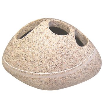 Стакан для зубных щеток Ridder Little Rock 22190209 Бежевый — фото 1, Стаканы для зубных щеток