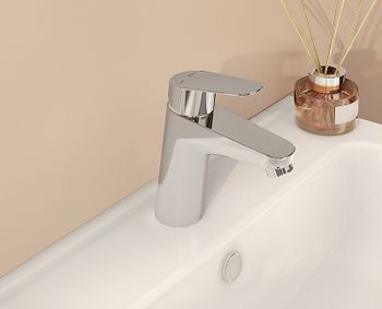 Смеситель для раковины Vitra Flow Round A42923EXP Хром — фото 2, Смесители для раковины