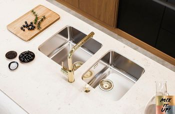 Кухонная мойка Alveus Luno 30 SAT 90 FI 400x400 1129251 Сатинированная сталь — фото 4, Кухонные мойки