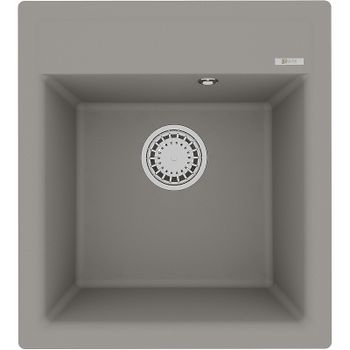 Кухонная мойка Lemark Hanka 450 9910009 Грей — фото 1, Кухонные мойки