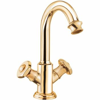 Смеситель для раковины Cezares Aphrodite APHRODITE-LS2-03/24-S1 Золото 24 карат — фото 1, Смесители для раковины