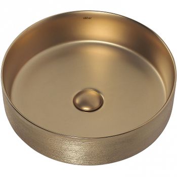 Раковина-чаша Abber Bequem 40 AC2109BGM Золото матовое — фото 2, Раковины накладные