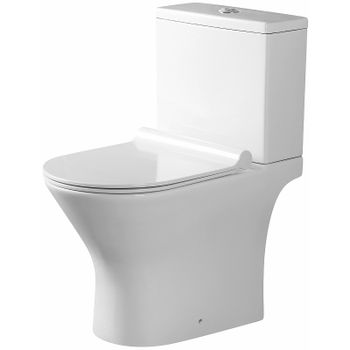 Унитаз компакт Agger AT07000 с бачком и сиденьем Микролифт — фото 1, Напольные унитазы