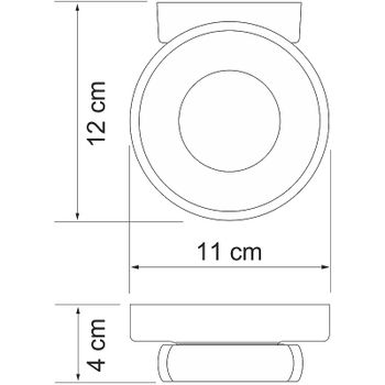 Мыльница WasserKRAFT Berkel K-6829 Хром — фото 3, Мыльницы