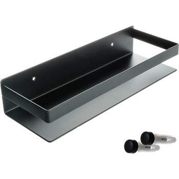 Металлическая полка Fixsen Hotel FX-31003G Черная — фото 1, Полки для ванной и душа