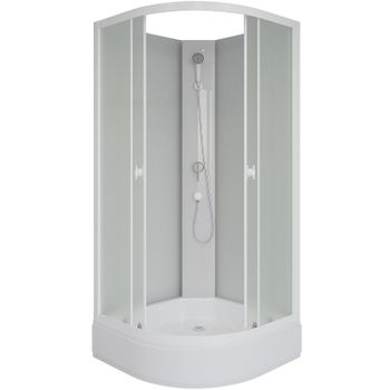 Душевая кабина Niagara Promo 90x90 P90/26/MT/BK без гидромассажа — фото 2, Душевые кабины