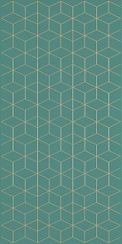 Керамический декор Creto Mono Jasmine geometry sea 04-01-1-18-03-71-2440-0 30х60 см — фото 1, Керамическая плитка