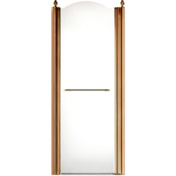 Душевая дверь Migliore Diadema 80 R 22689 профиль Бронза стекло прозрачное — фото 1, Распашные душевые двери