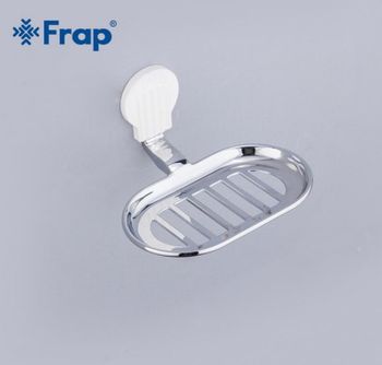 Мыльница Frap F33 F3302-1 Хром — фото 2, Мыльницы