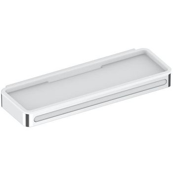 Полка корзина Keuco Plan 14959 010051 Хром Белая — фото 1, Полки для ванной и душа