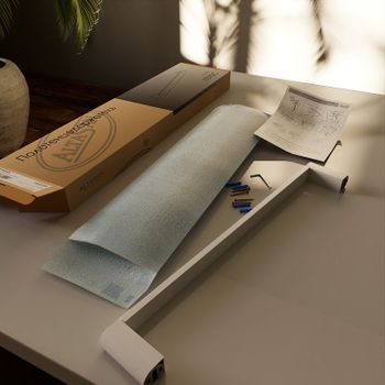 Полотенцедержатель Altasan Лотос ЛТ60БМ Белый матовый — фото 3, Полотенцедержатели