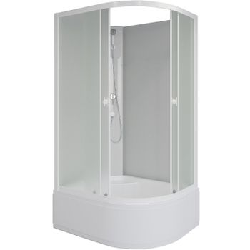 Душевая кабина Niagara Promo 110x80 L P110/80/40L/MT/BK без гидромассажа — фото 2, Душевые кабины