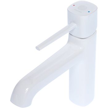 Смеситель для раковины Orange Karl M05-021w Белый — фото 2, Смесители для раковины